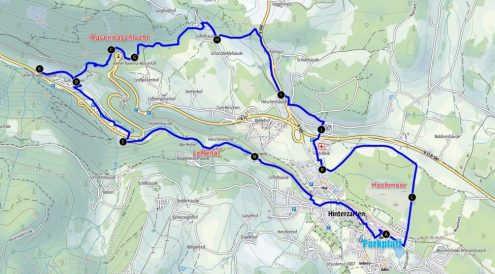 Tourplan-Ravennaschlucht