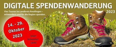 Digitale Spendenwanderung KSK Reutlingen